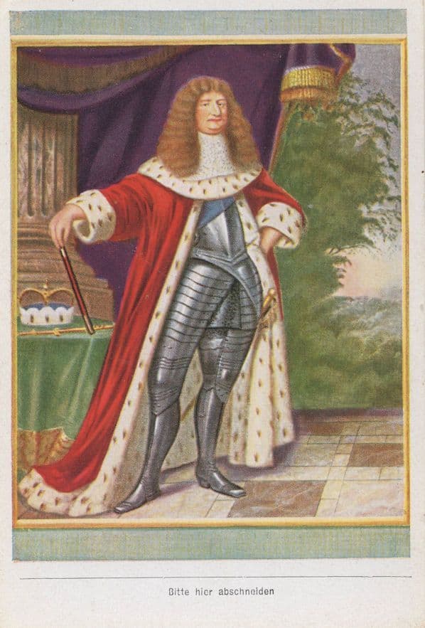 Frederick William Elector of Brandenburg Painting Cigarette Card