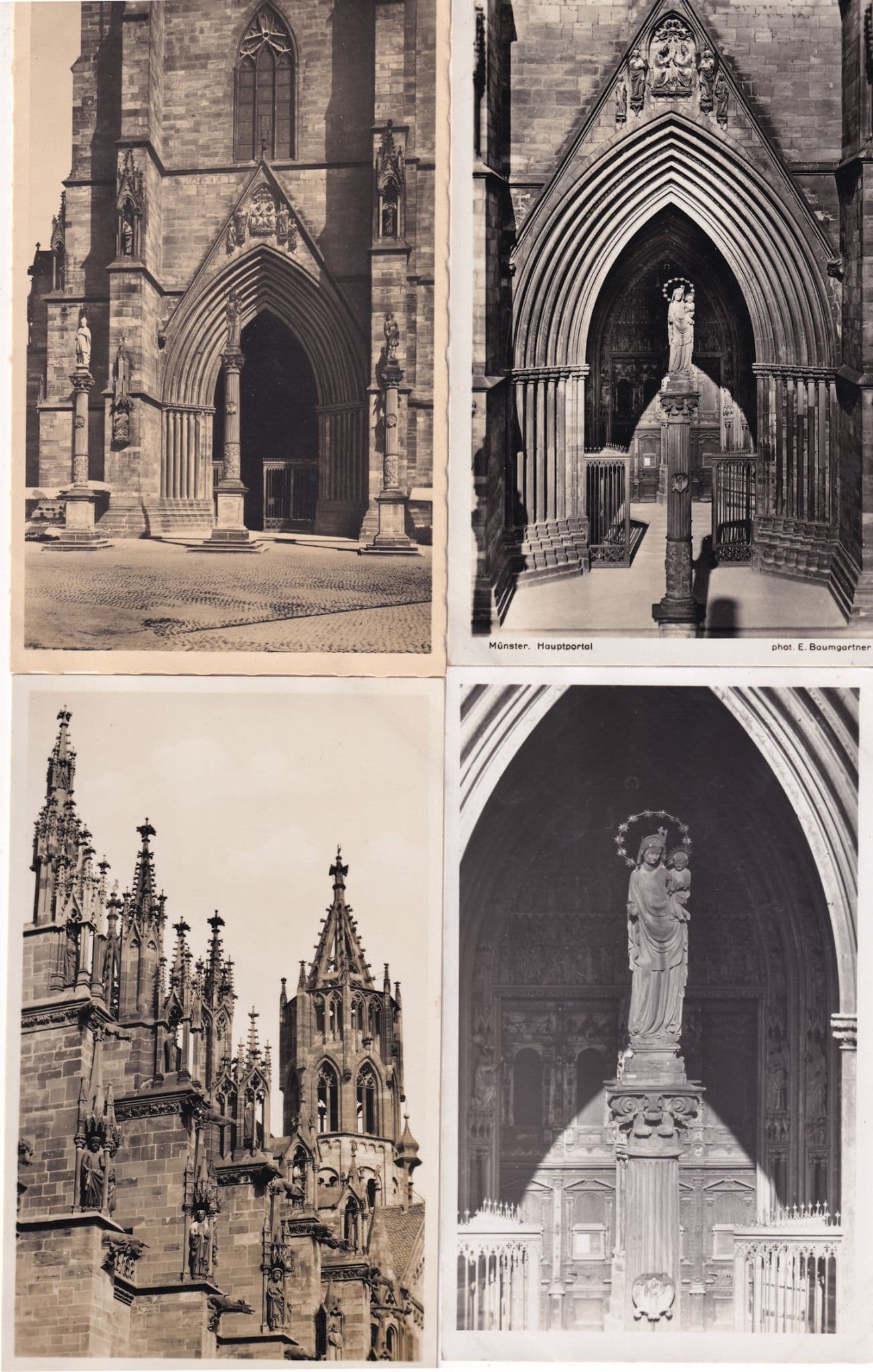 Freisburg Germany 16x Madonna Religious Art Sculpture German Old Postcard s