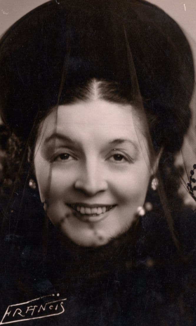 French Vintage 1940s Postcard Size Photo Unidentified Actress 7