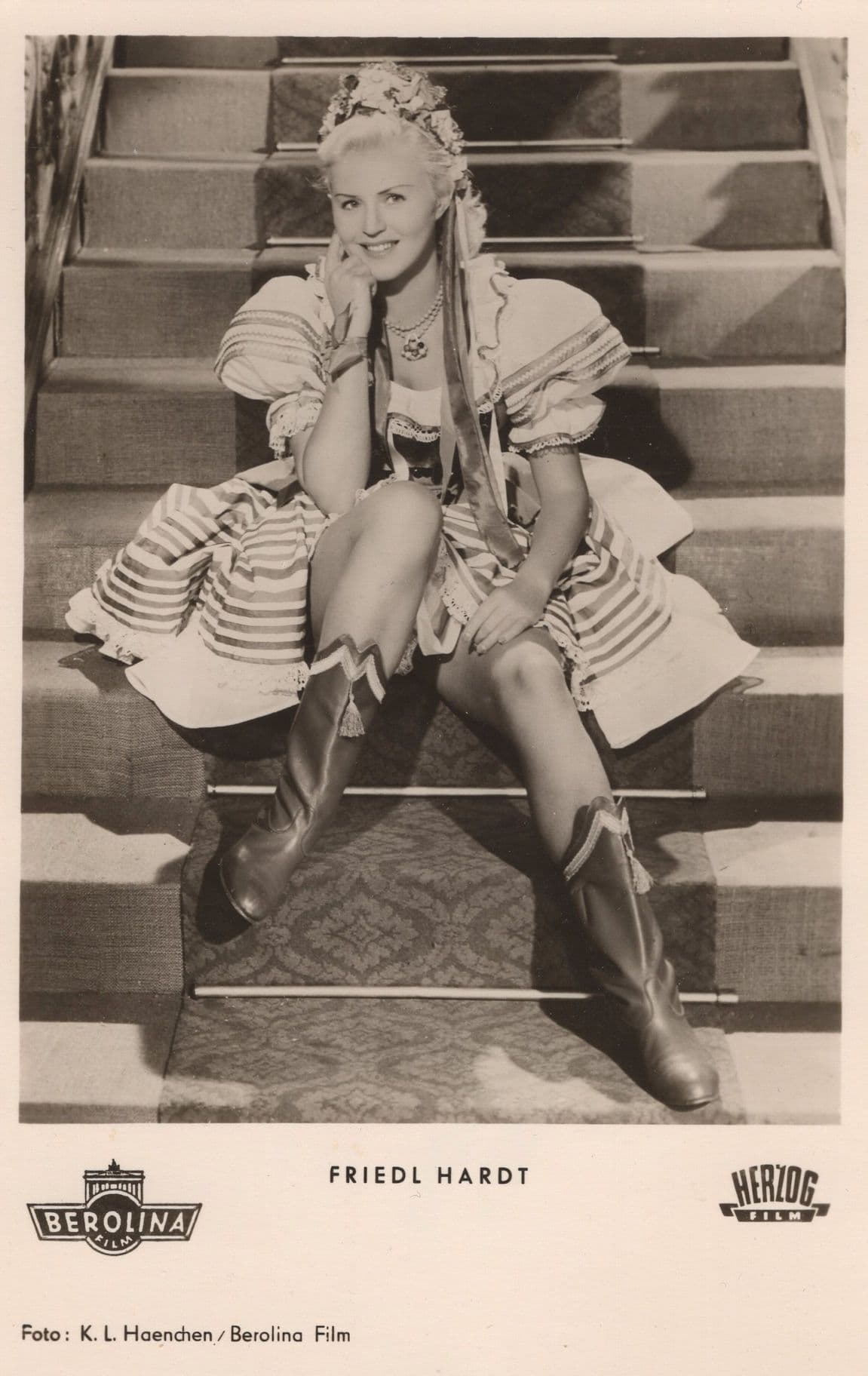 Friedl Hardt Berzog German Berlin Postcard