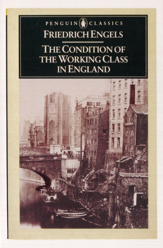 Friedrich Engels The Condition Of The Working Class In England Book Postcard