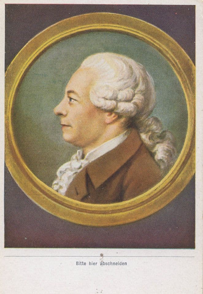 Friedrich Gottlieb Klopstock German Poet Old Painting Cigarette Card