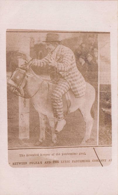 Fulham London Comedian Pantomime Performer Antique RPC Postcard