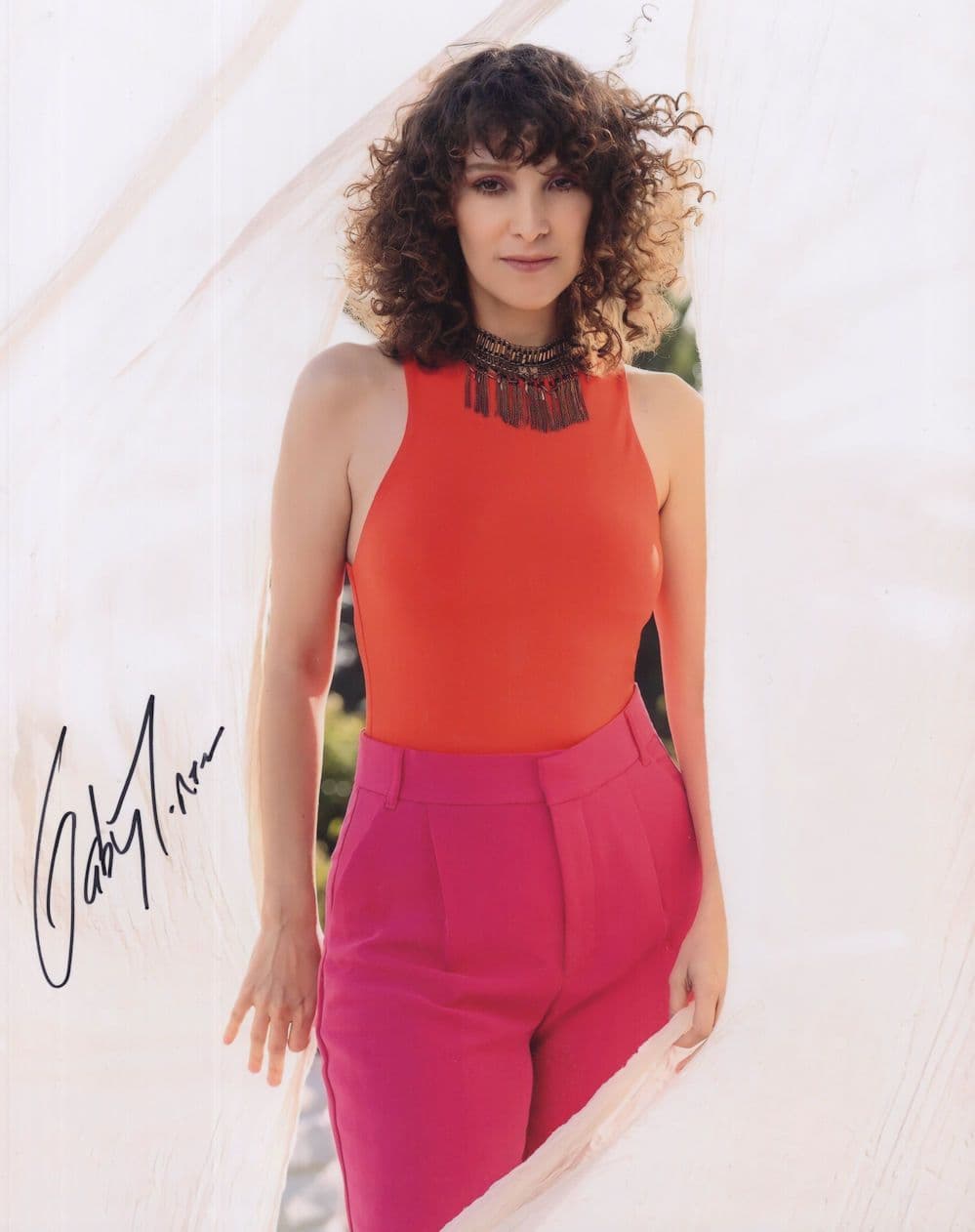 Gaby Moreno Emmy Award Blues Folk Singer 10x8 Hand Signed Photo
