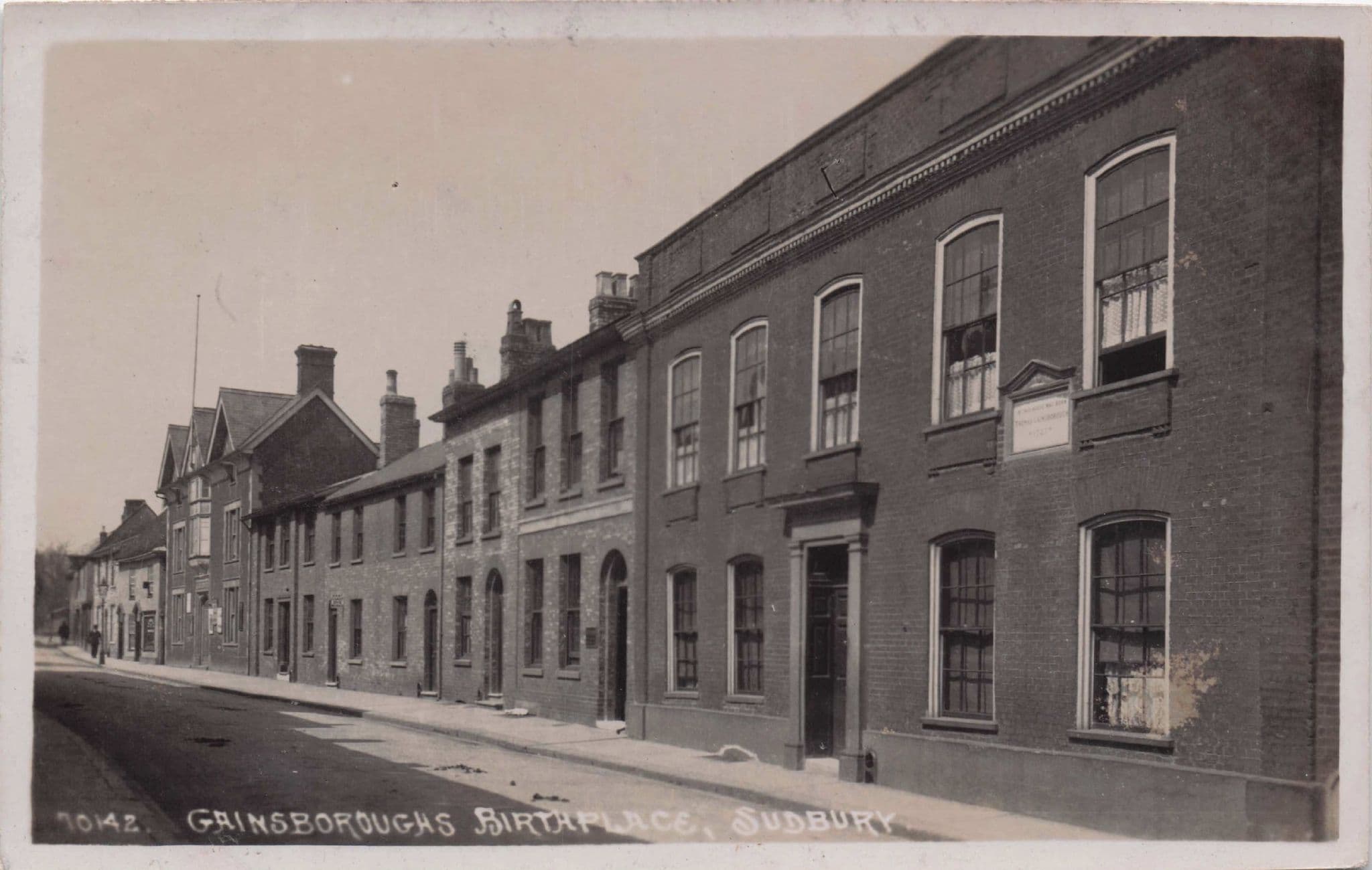 Gainsborough's Birthplace House Sudbury Suffolk Old RPC Postcard