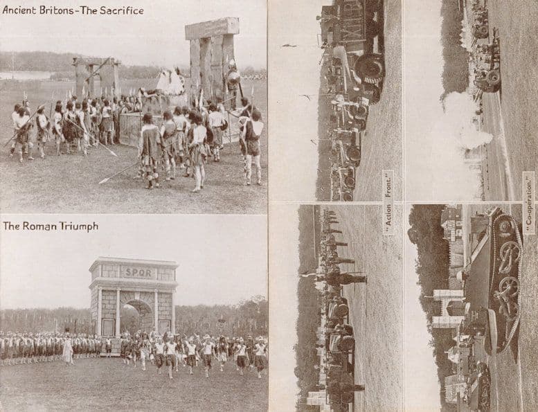 Gale & Polden Artillery Roman Triumph Action Front 2x War Postcard s