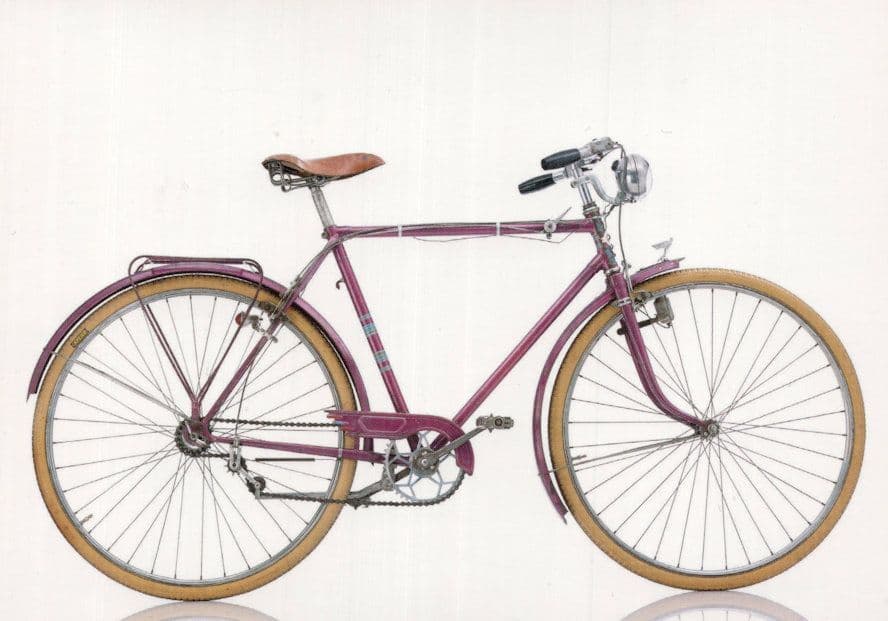 Garin French 1952 French Bike Cycle Bicycle Postcard