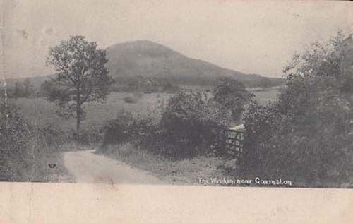 Garmston Shropshire Village Vintage Postcard
