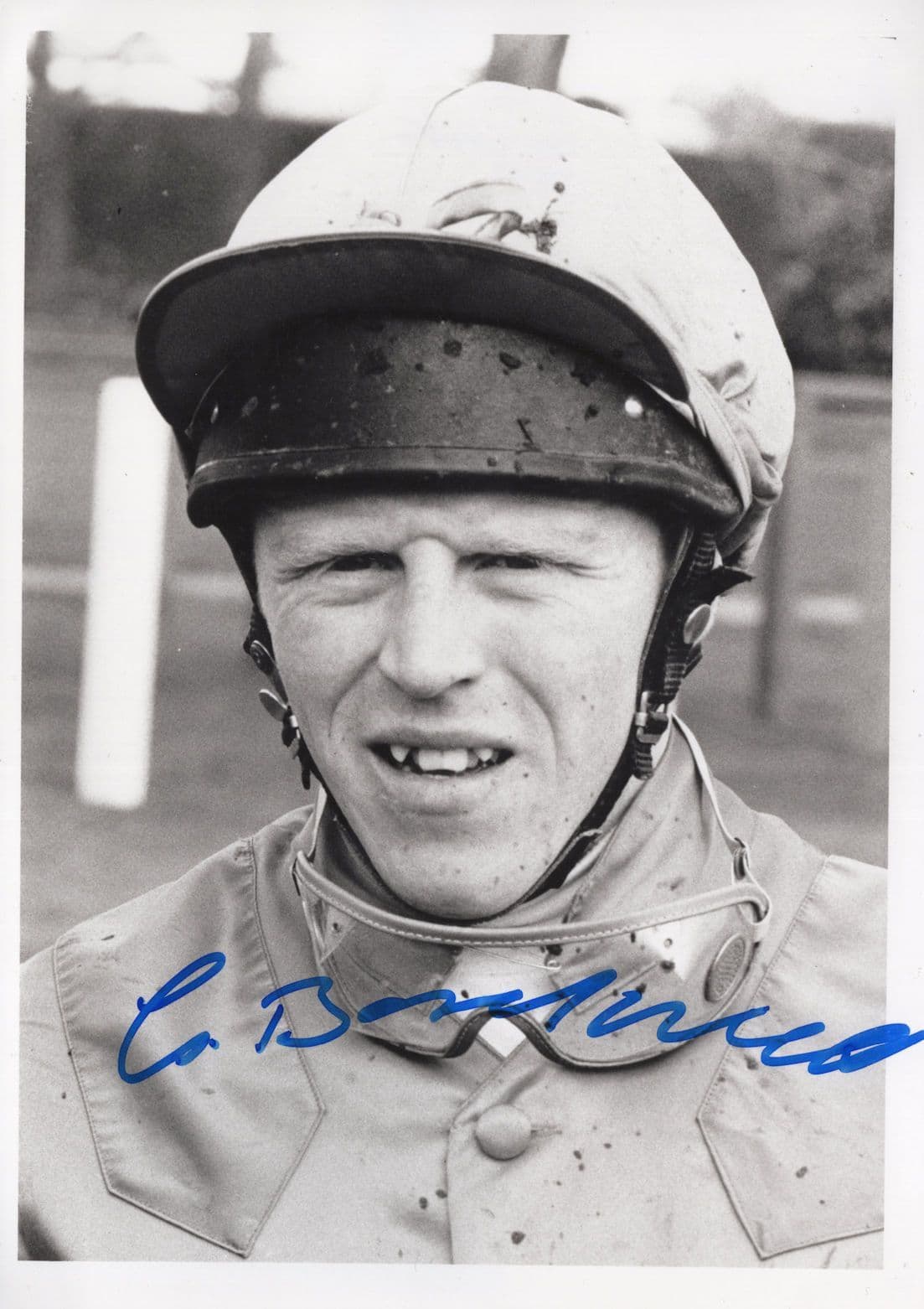 Gary Bardwell Angry Ant Sex Ban Horse Racing Jockey Hand Signed Photo