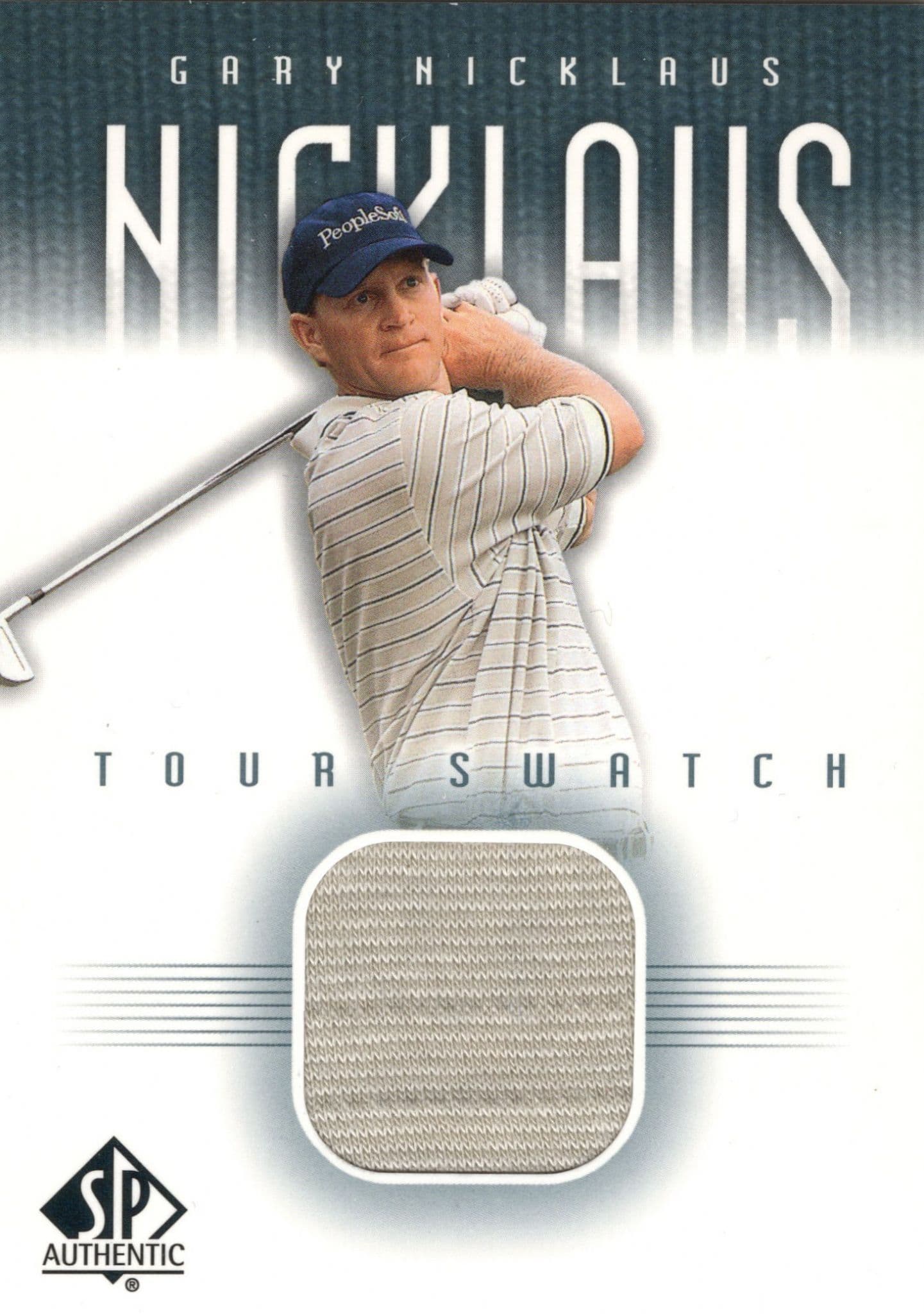 Gary Nicklaus 2001 Tour Swatch Worn Shirt Golf Rare Limited Edition Card