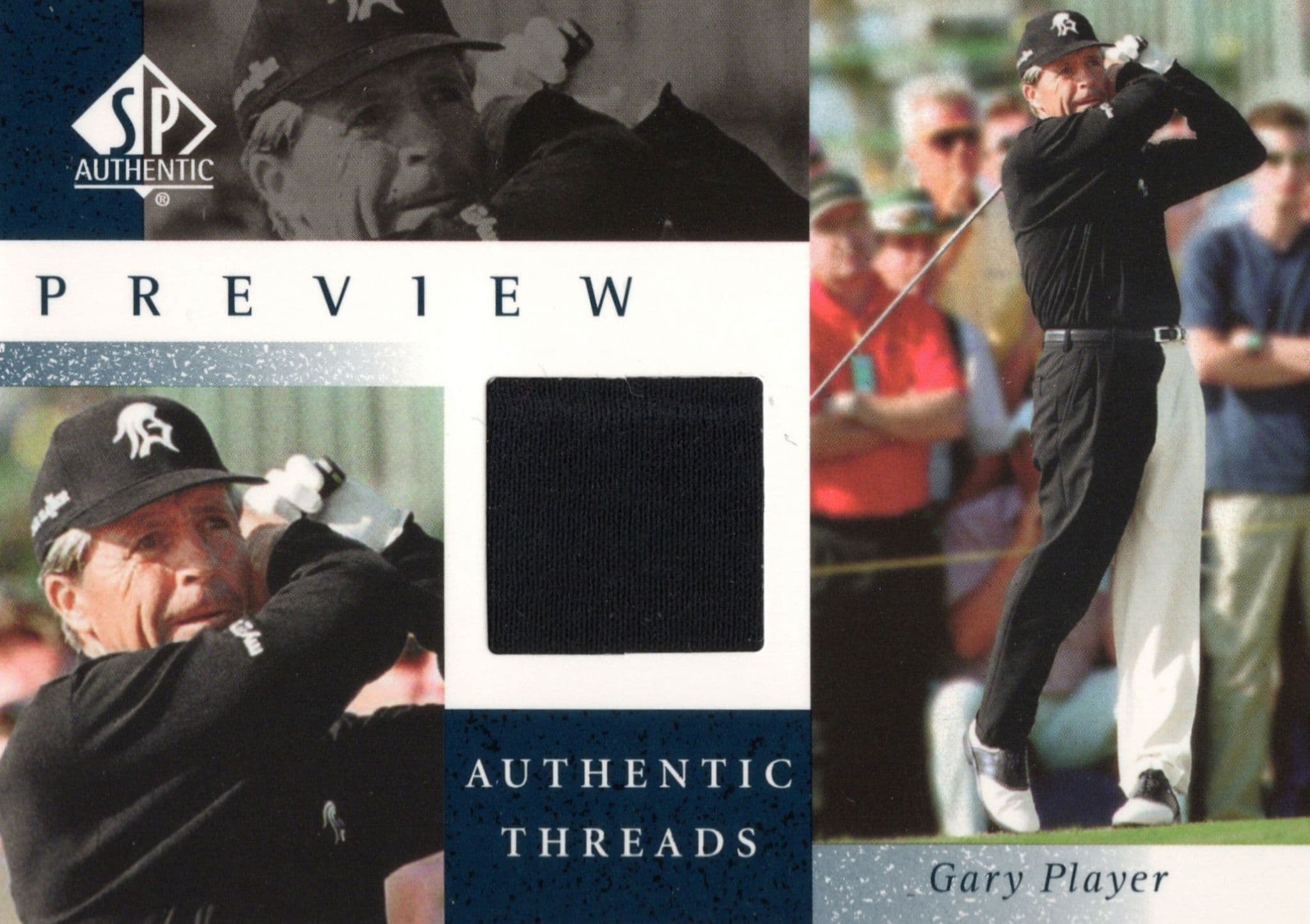 Gary Player Original Worn Shirt Golf Tour Rare Limited Threads Card