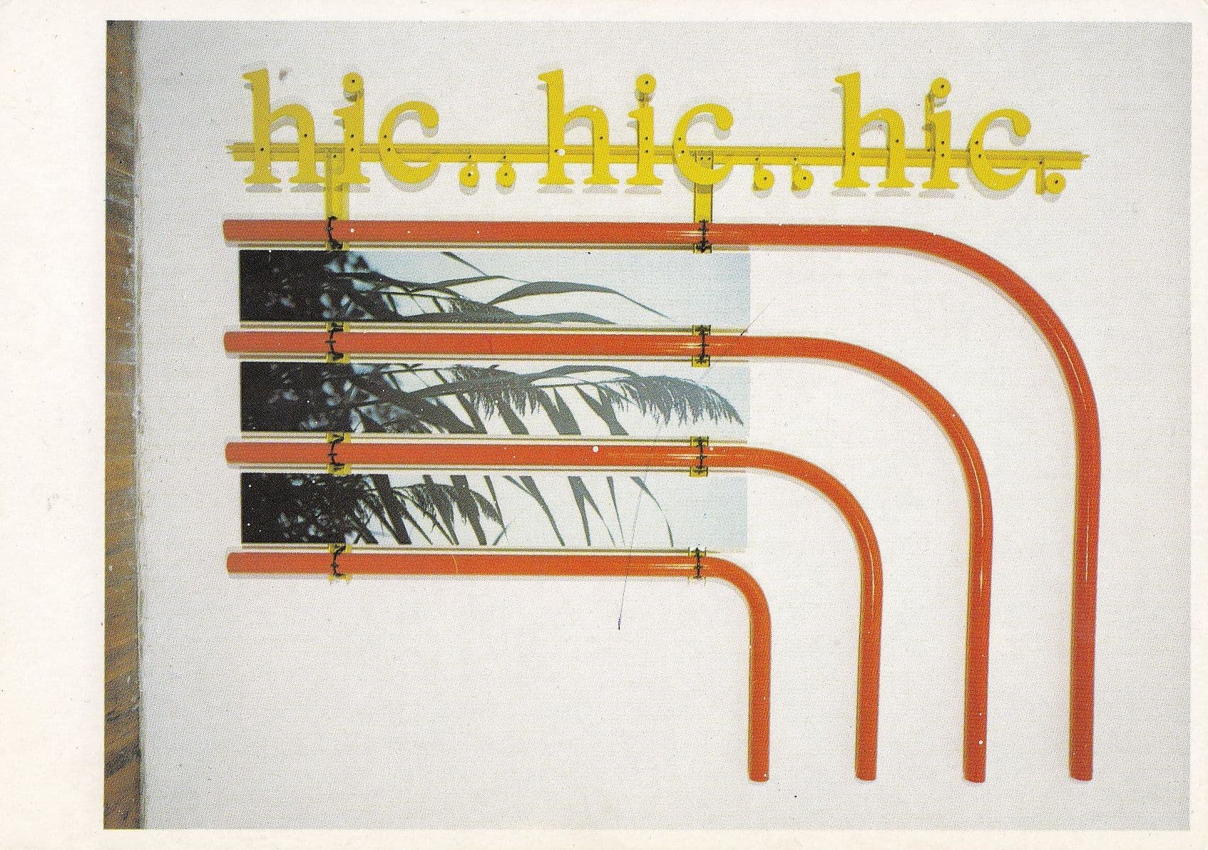 Gas Pipes Aluminium Hic Hicccup Bill Beckley Painting Postcard