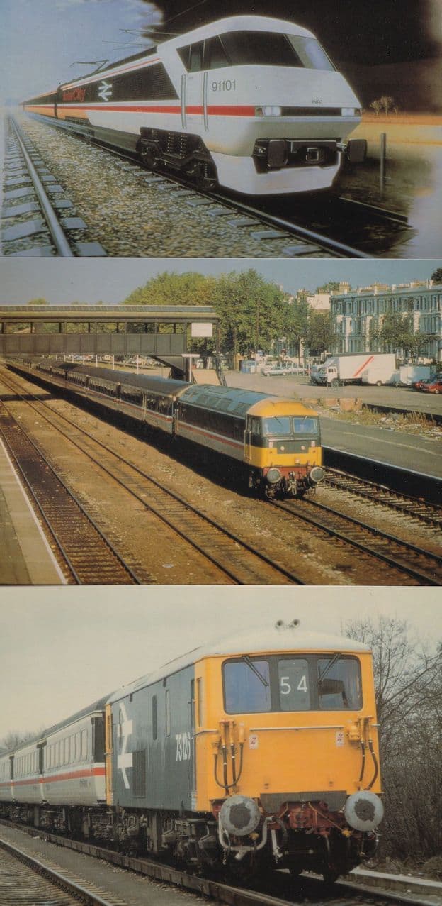 Gatwick Express Victoria London Airport Inter City Train 3x Postcard s