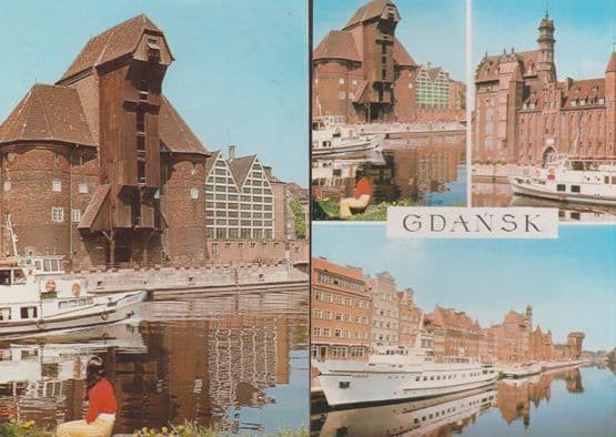 Gdansk Ship Polish Boat 2x Postcard s