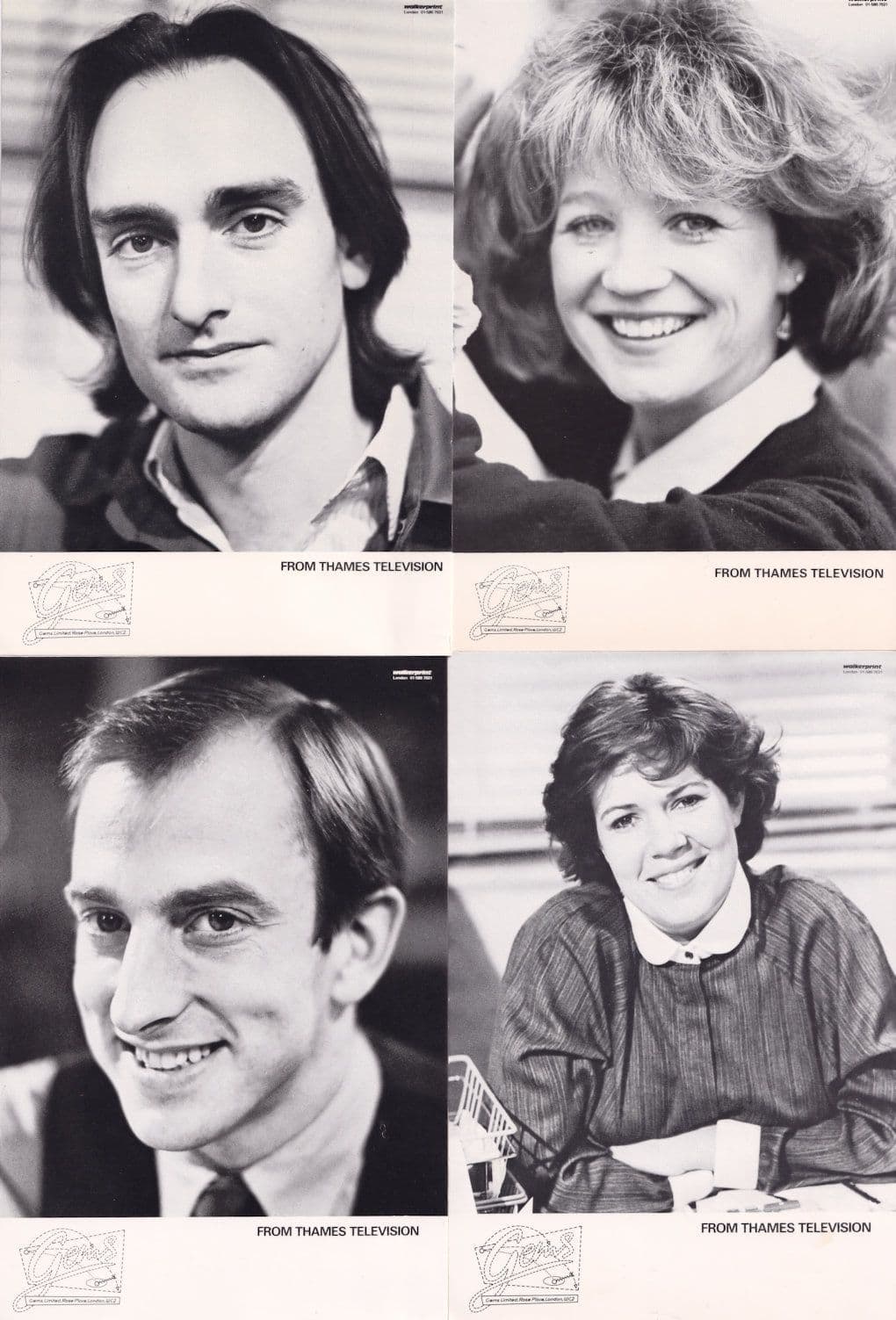 Gems ITV Covent Garden Fashion Soap 1980s 12x Cast Card & Hand Signed LWT