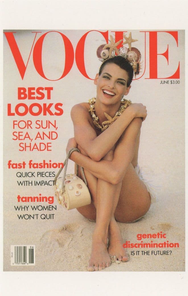 Gender Discrimination LGBT Linda Evangelista Magazine Postcard