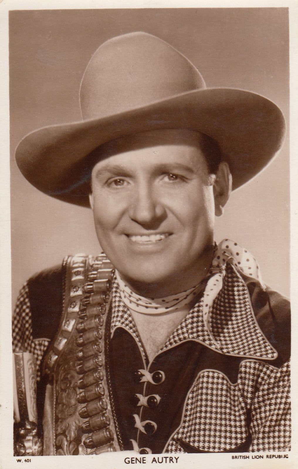 Gene Autry Vintage Picturegoer 601 Original Postcard Photo