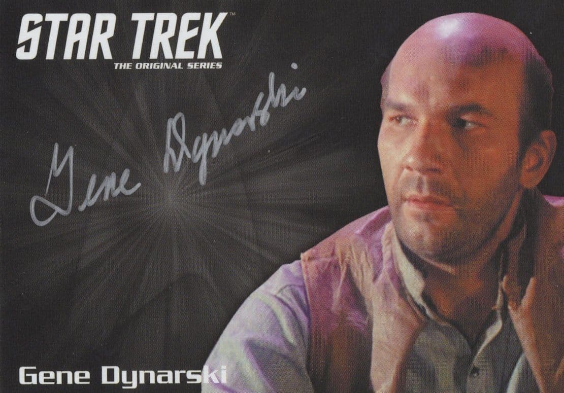 Gene Dynarski The Original Star Trek Series Autograph Card