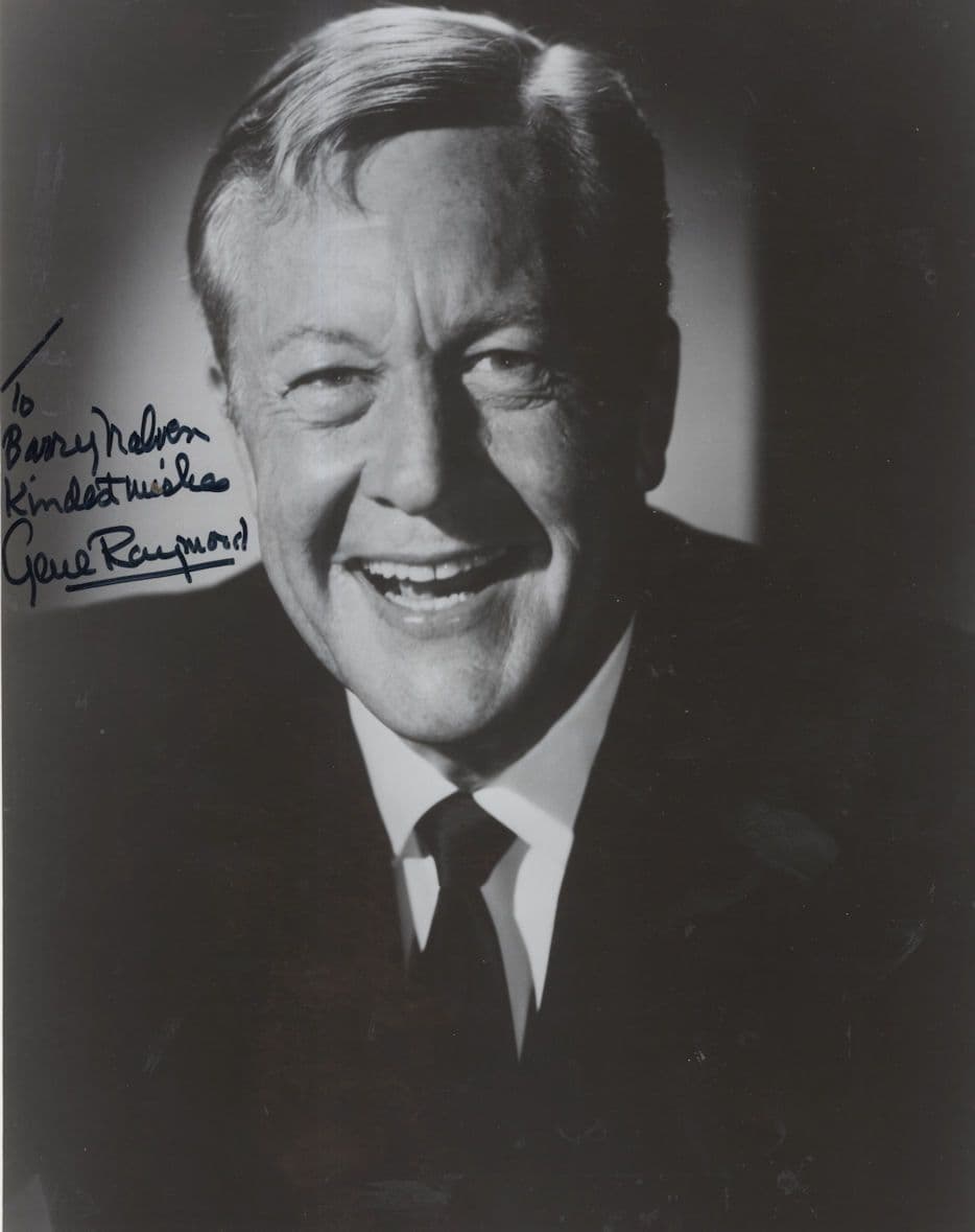 Gene Raymond The Man From UNCLE Hand Signed 10x8 Photo
