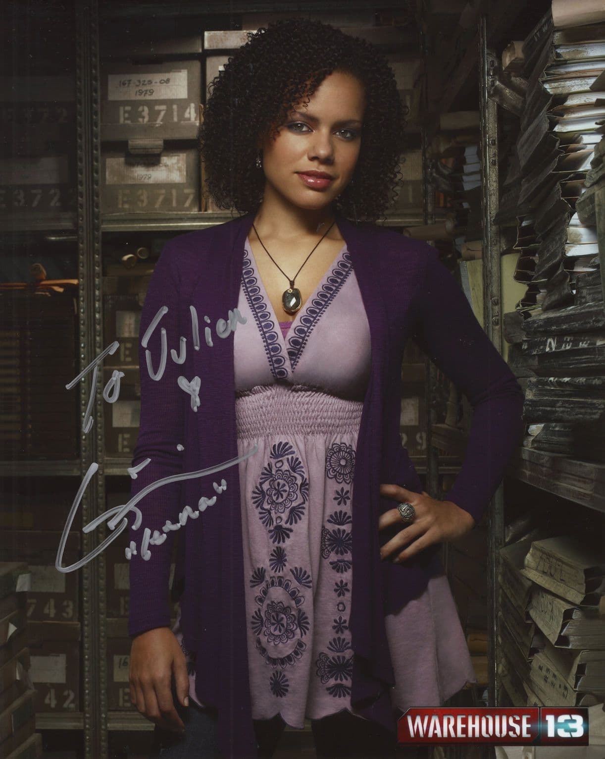 Genelle Williams Warehouse 13 Stunning 10x8 Hand Signed Photo
