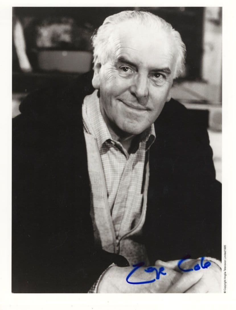 George Cole Minder Vintage Large 10x8 Hand Signed Photo