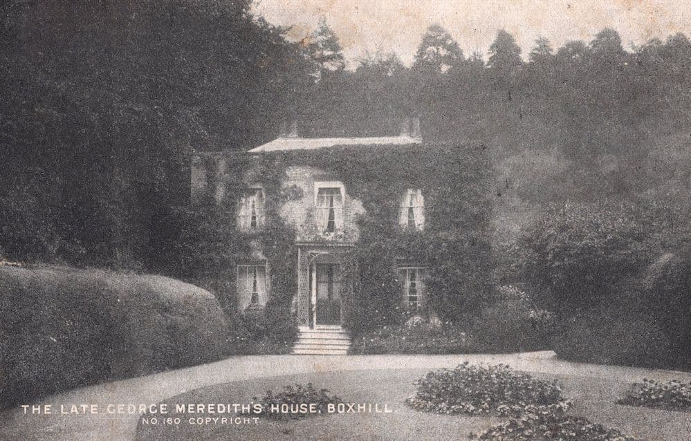 George Merediths House Boxhill Surrey WW1 1915 Postcard