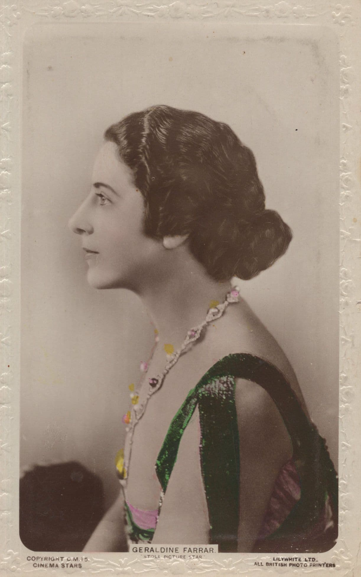 Geraldine Farrar Film Hollywood Actress Old Rare RPC Postcard