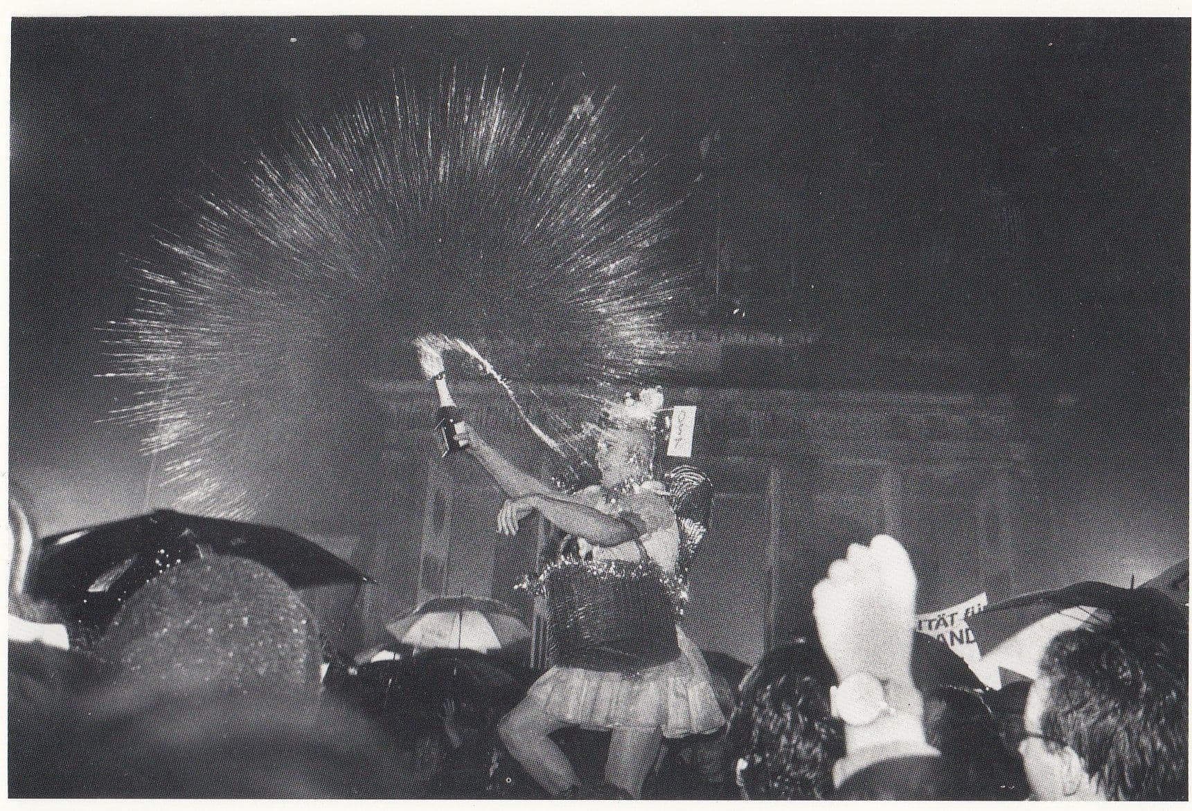 German Drag Queen Champagne In Riot March Gay Interest Postcard