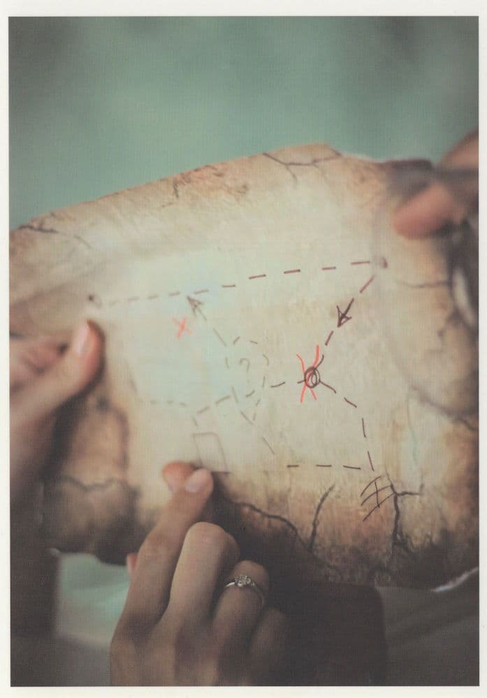 German Explorers Map Painting On Body Part Tattoo Germany Postcard