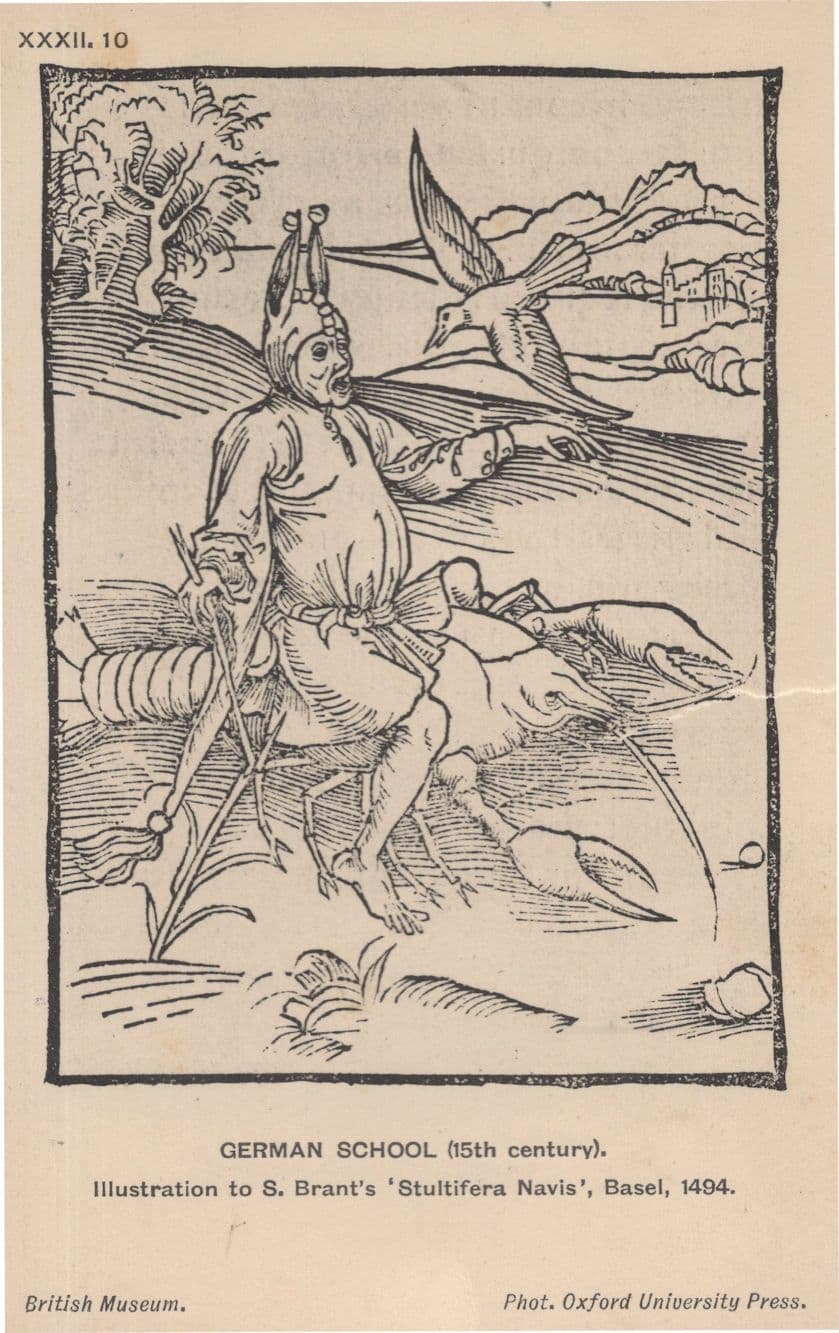 German School Leprechaun 15th Century Painting Postcard