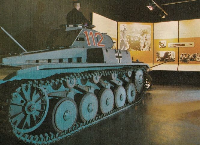 German WW2 Tank D Day PzKwII Canadian Military Museum Postcard