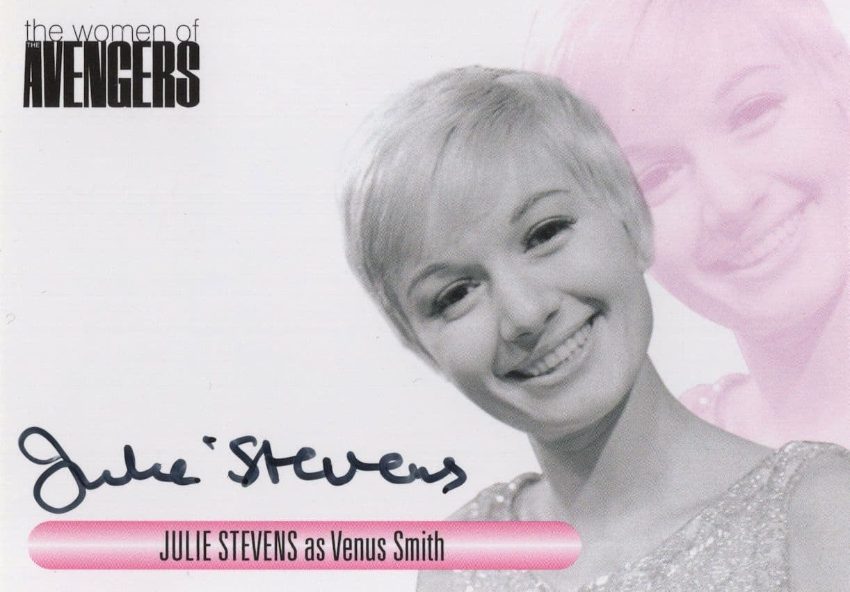 Julie Stevens The Avengers Hand Signed Autograph Photo Card