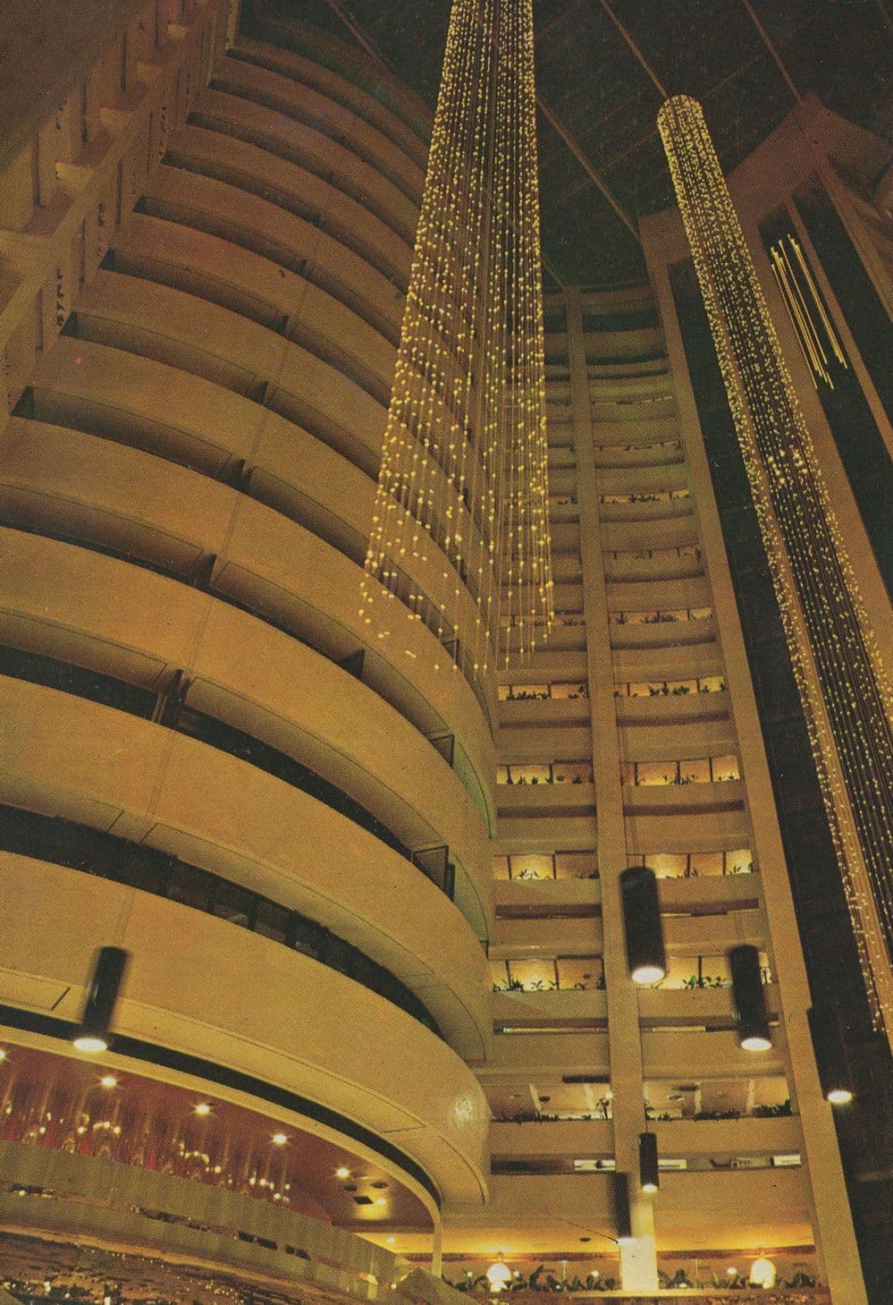 Giant Lobby Of Taipei Regency Taiwan China Hotel Postcard