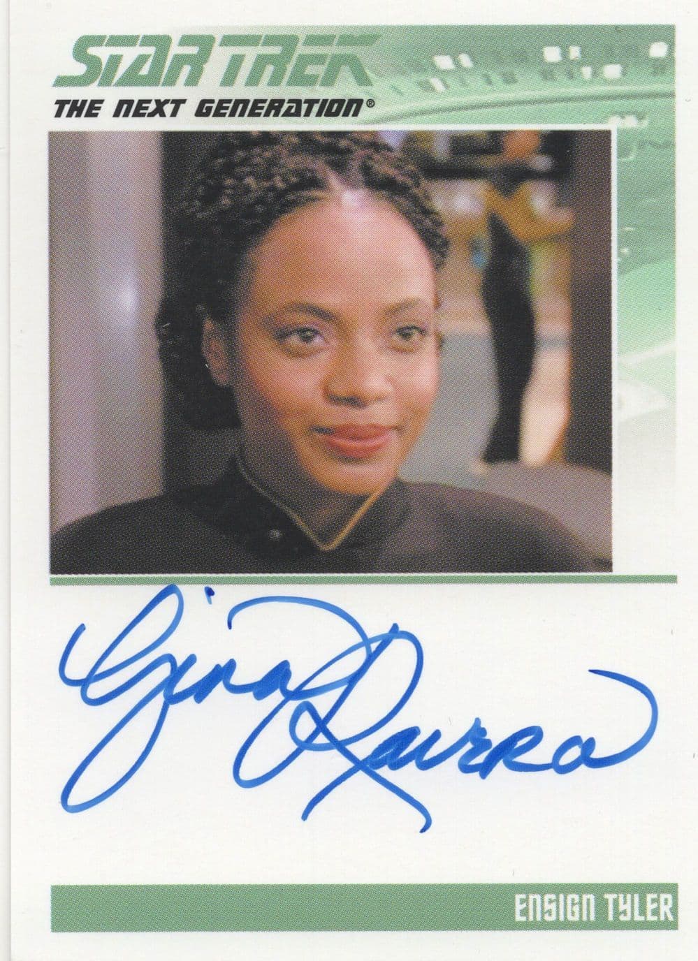 Gina Ravera Star Trek Hand Signed Autograph Photo Card