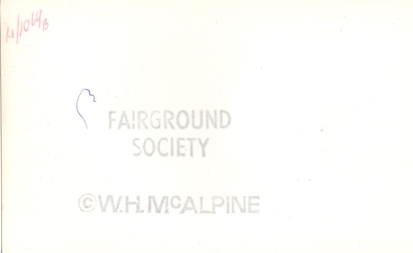 Girl Dancing Performers At Antique Fair Organ Fairground Society PB Postcard Photo