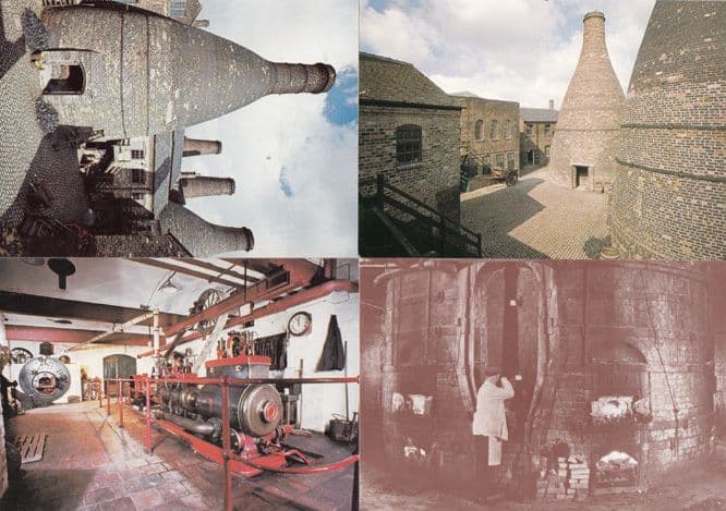 Gladstone Pottery Museum Staffs Drawing A Trial The Back Yard 4x Postcard s