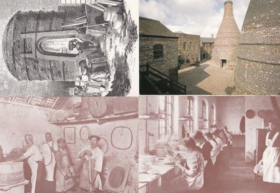 Gladstone Pottery Museum Staffs Female Painters Saggar Makers 4x Postcard s