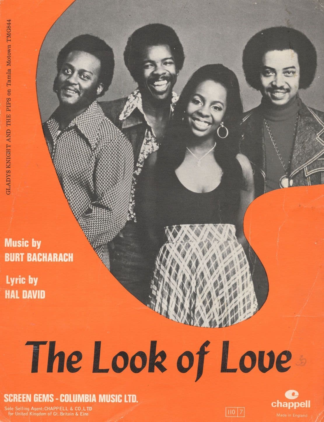 Gladys Knight And The Pips The Look Of Love Burt Bacharach Sheet Music