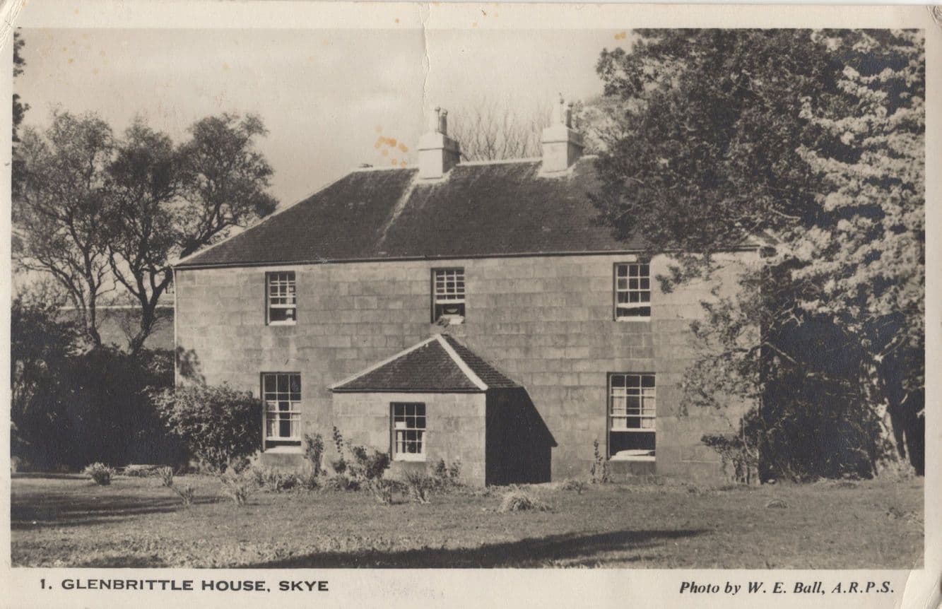 Glenbrittle House Skye Scottish Old Postcard