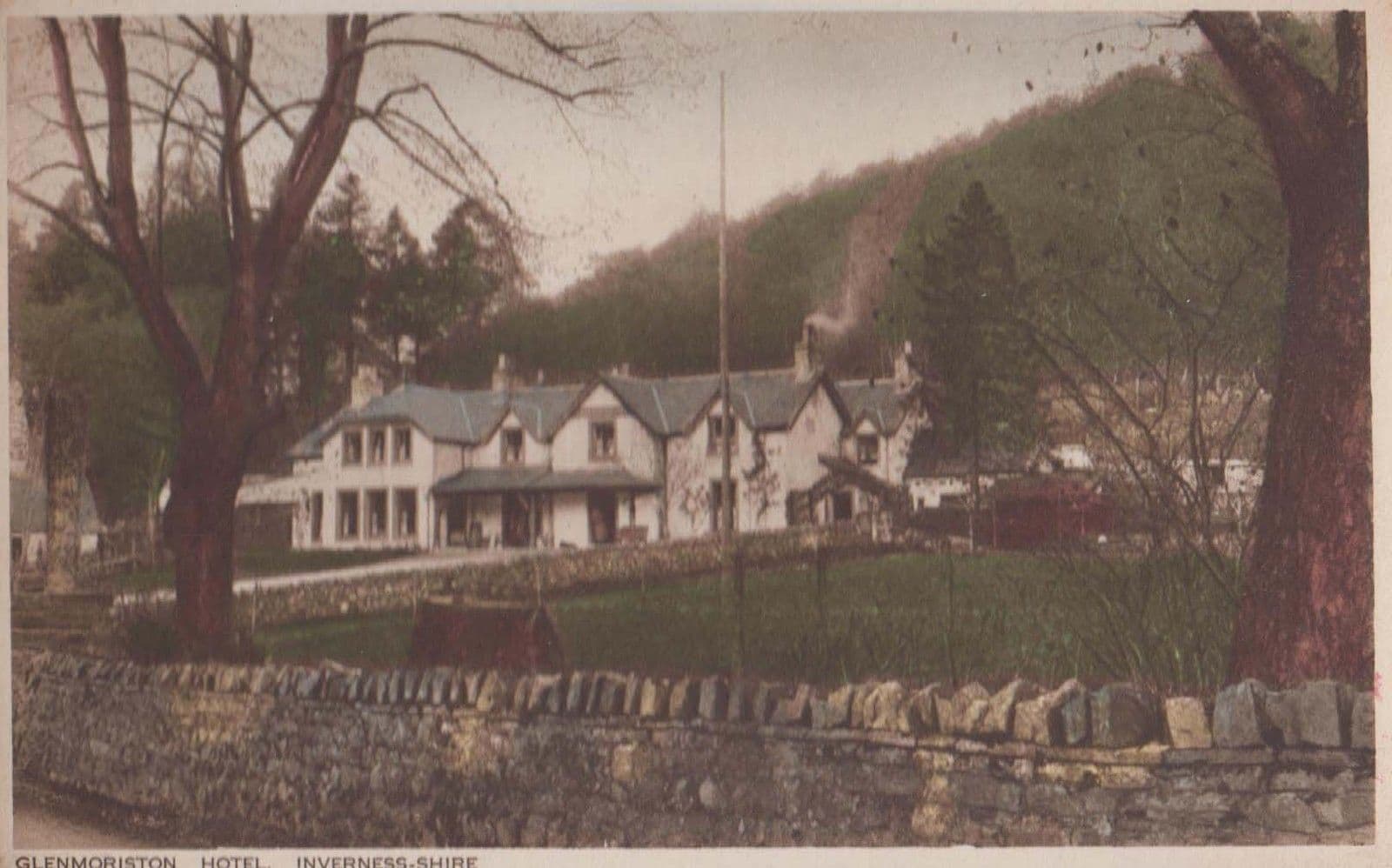 Glenmoriston Hotel Inverness Antique Postcard