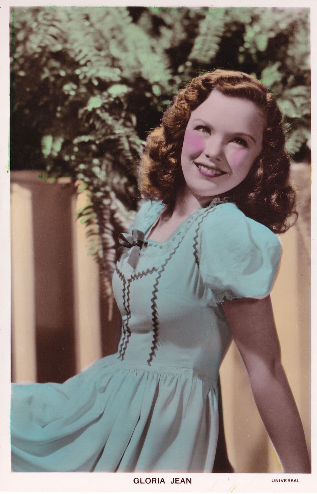 Gloria Jean Child Film Star Colourgraph Antique PB Postcard