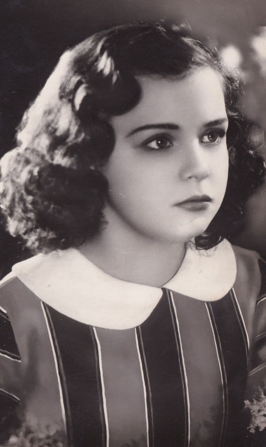 Gloria Jean Child Film Star Rare Real Photo Spanish Postcard