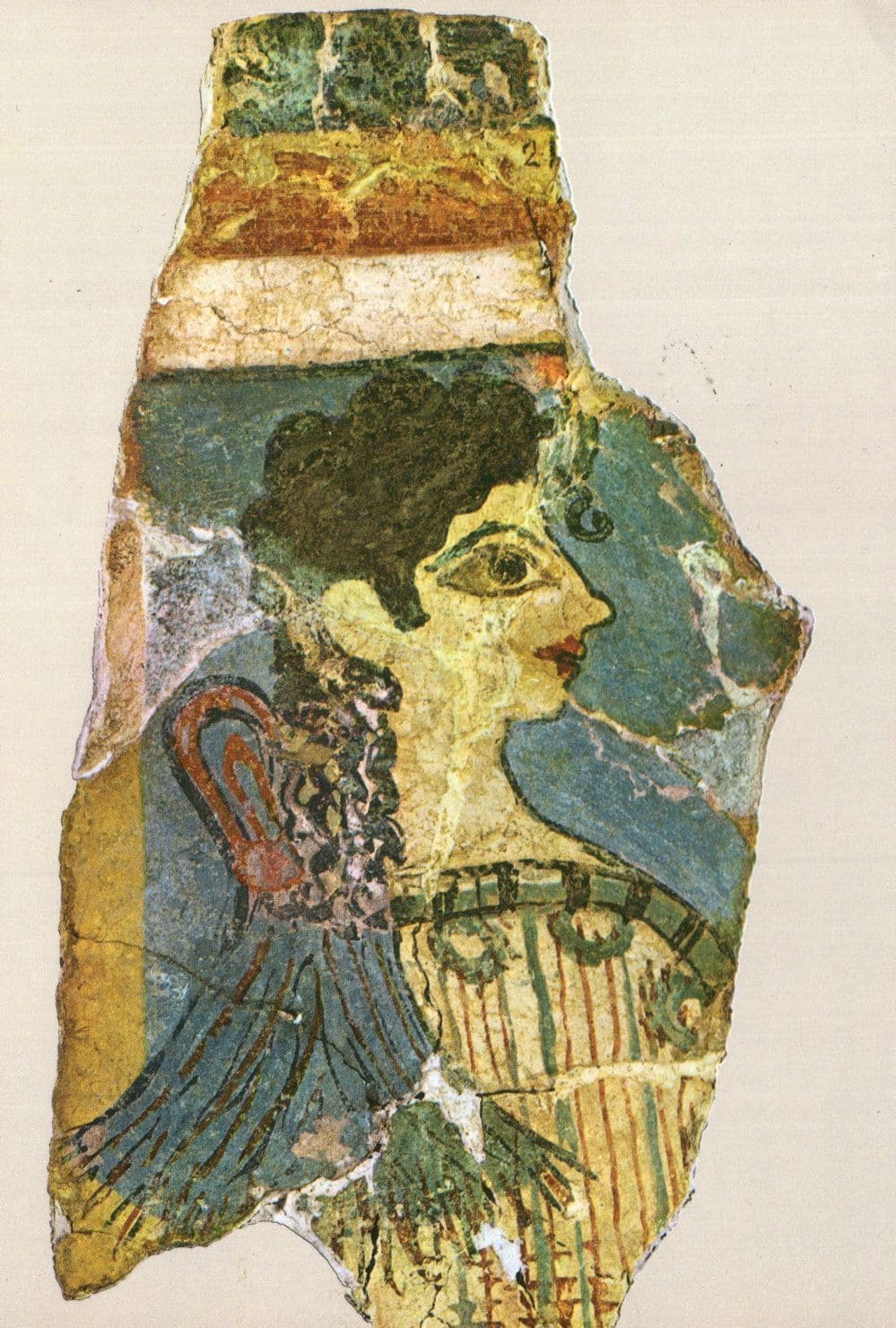 Goddess With A Sacred Knot Museum Of Herakleion Postcard