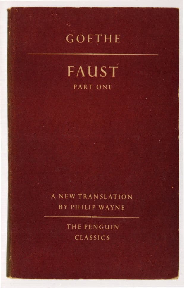 Goethe Faust Part One 1949 Book Postcard