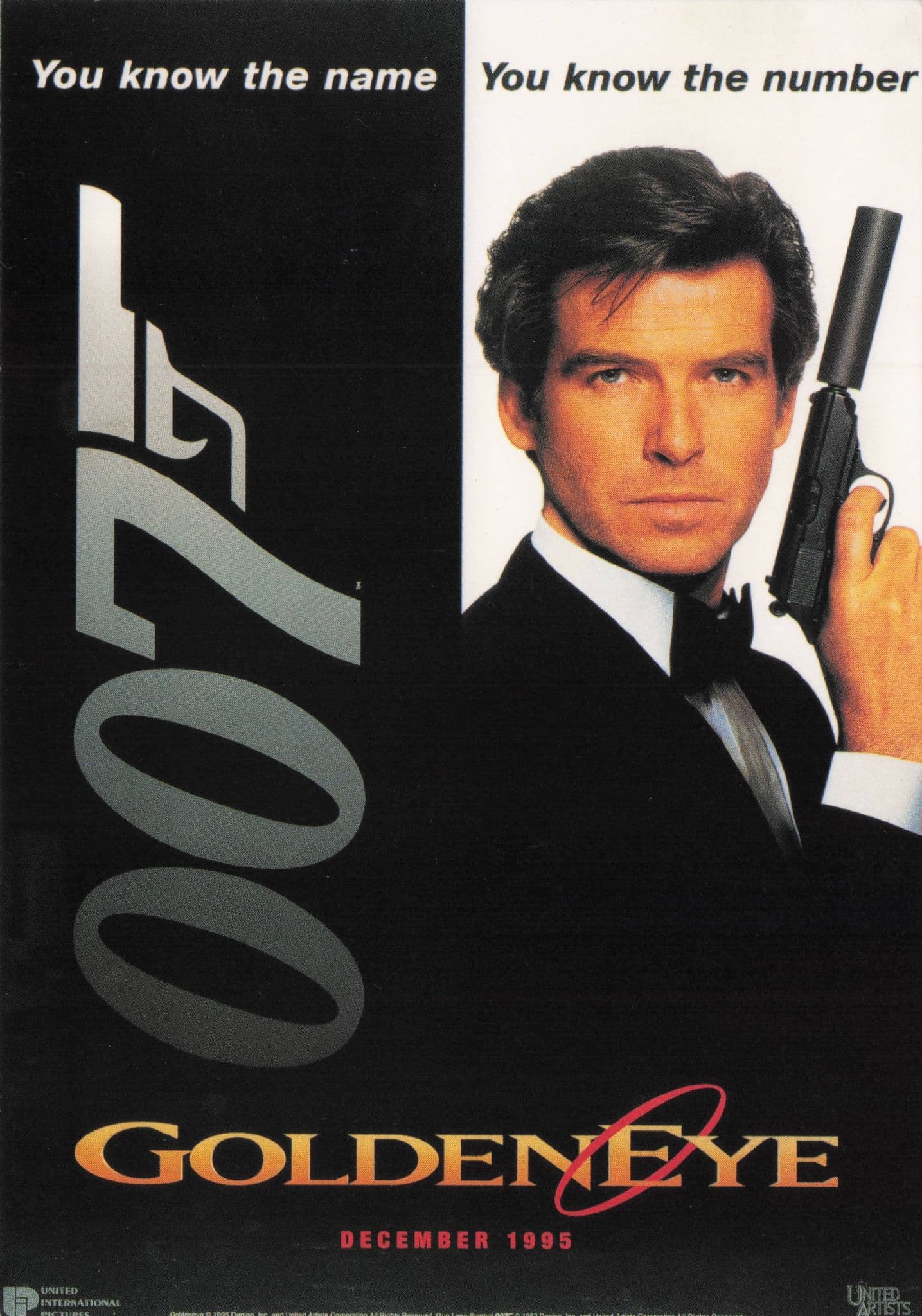 Golden Eye Rare Holland James Bond Film Launch Postcard