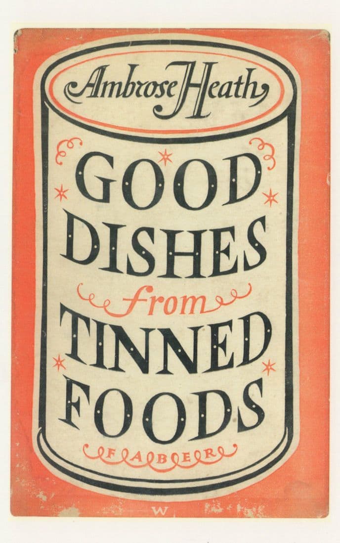 Good Dishes From Tinned Foods Cans 1939 Cookery Book Postcard