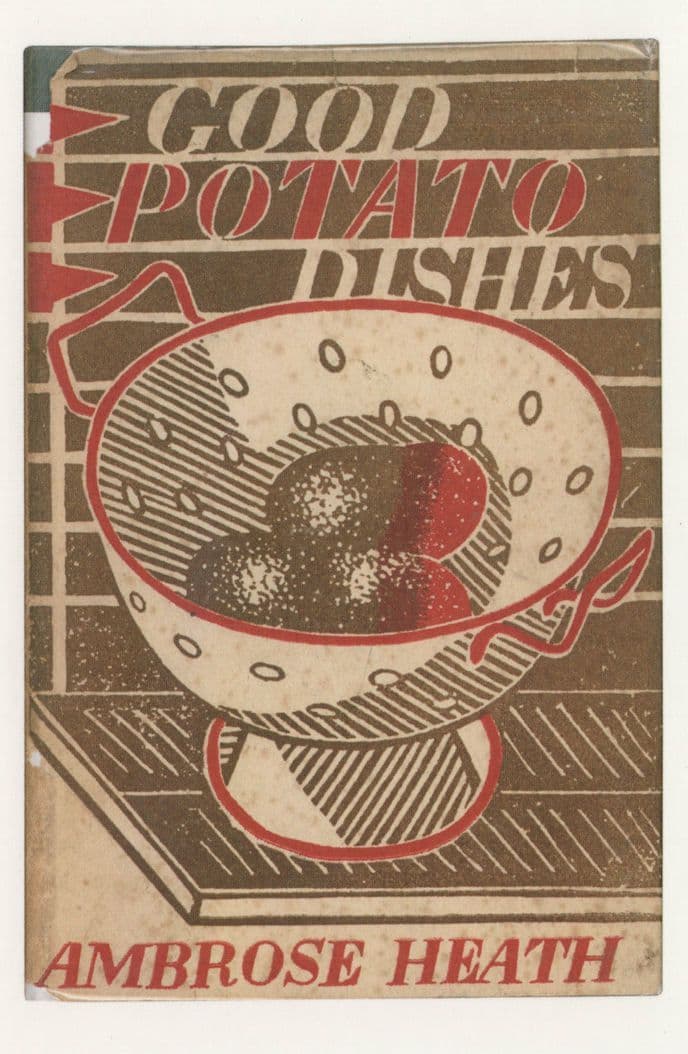 Good Potato Dishes Ambrose Heath WW2 Vegetable Recipe Book Postcard