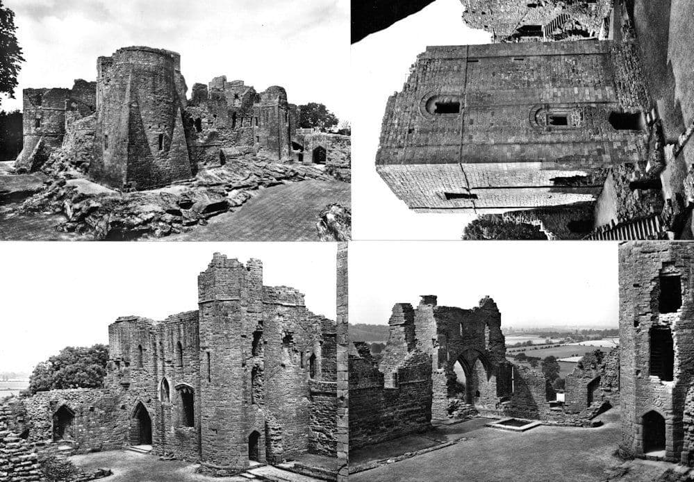 Goodrich Castle The Keep Gatehouse Chapel Tower 4x RPC Postcard s