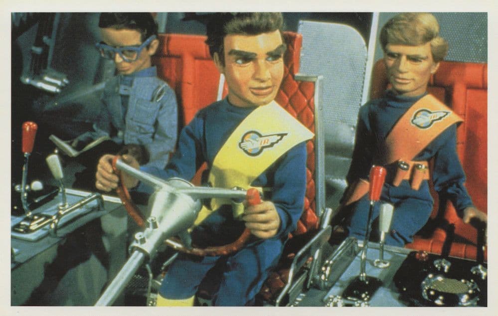 Gordon Scott Virgil Tracy in Thunderbirds TV Show Episode 10 Postcard