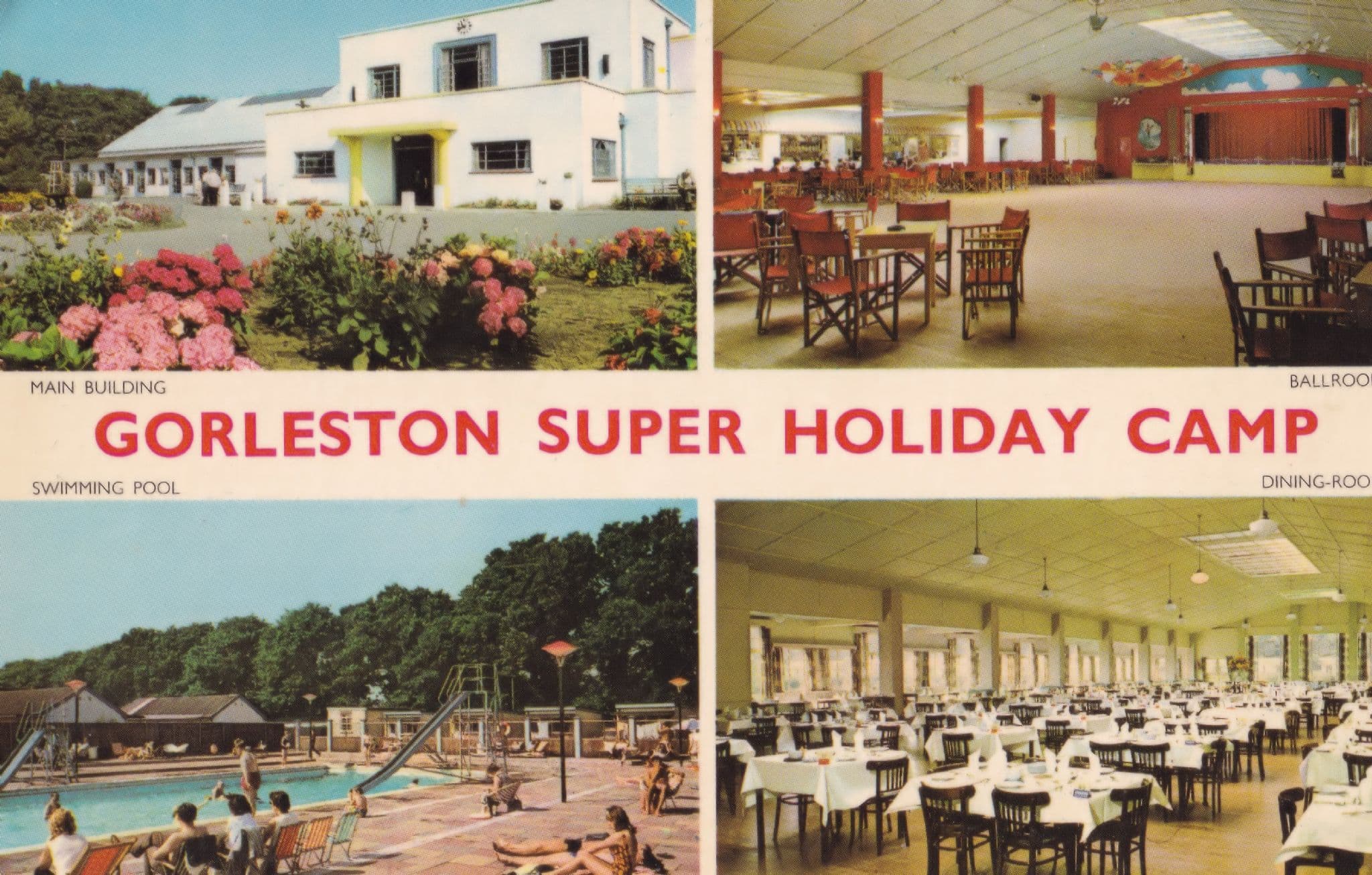 Gorleston On Sea Norfolk Super Holiday Camp Postcard
